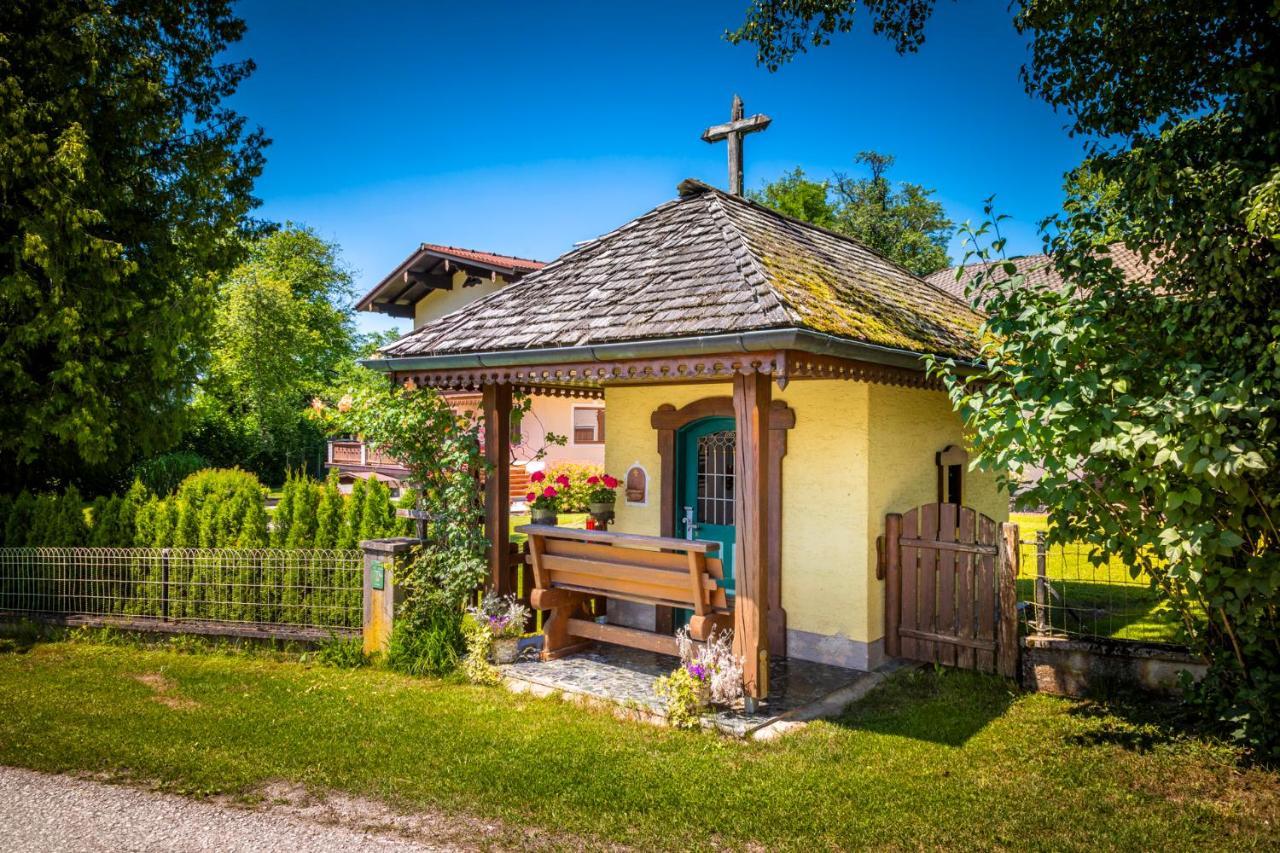 Ferienwohnung Wallmerhof Am Laendlichen Wimberg Adnet Dış mekan fotoğraf